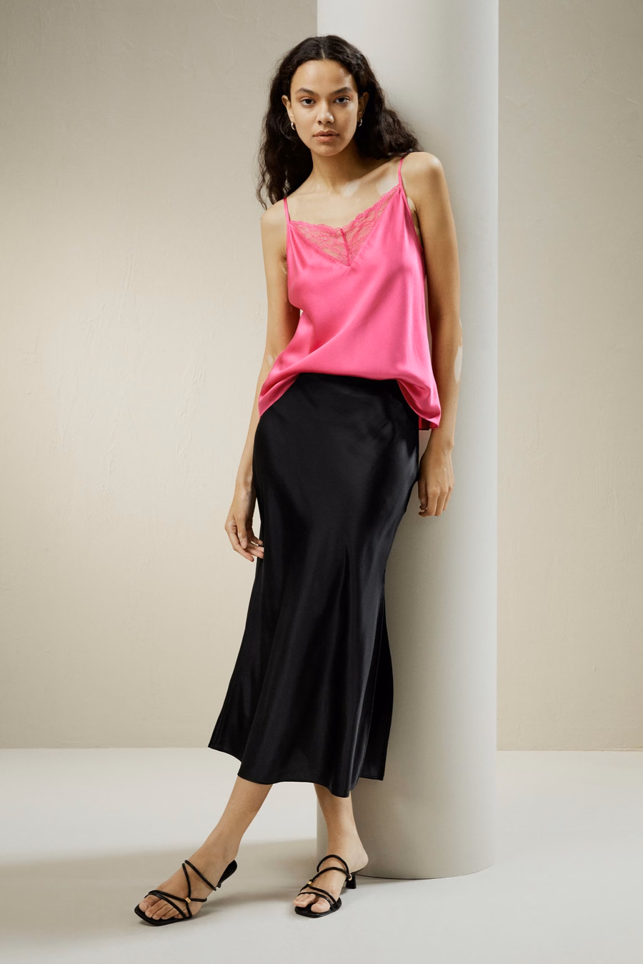 Lace Silk 2 In 1 Cami