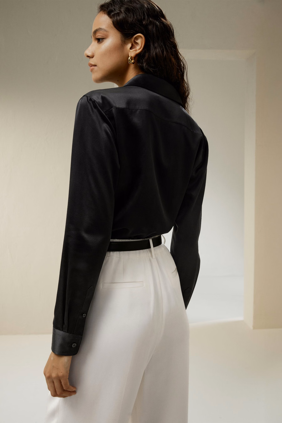 Chemise en soie sur mesure