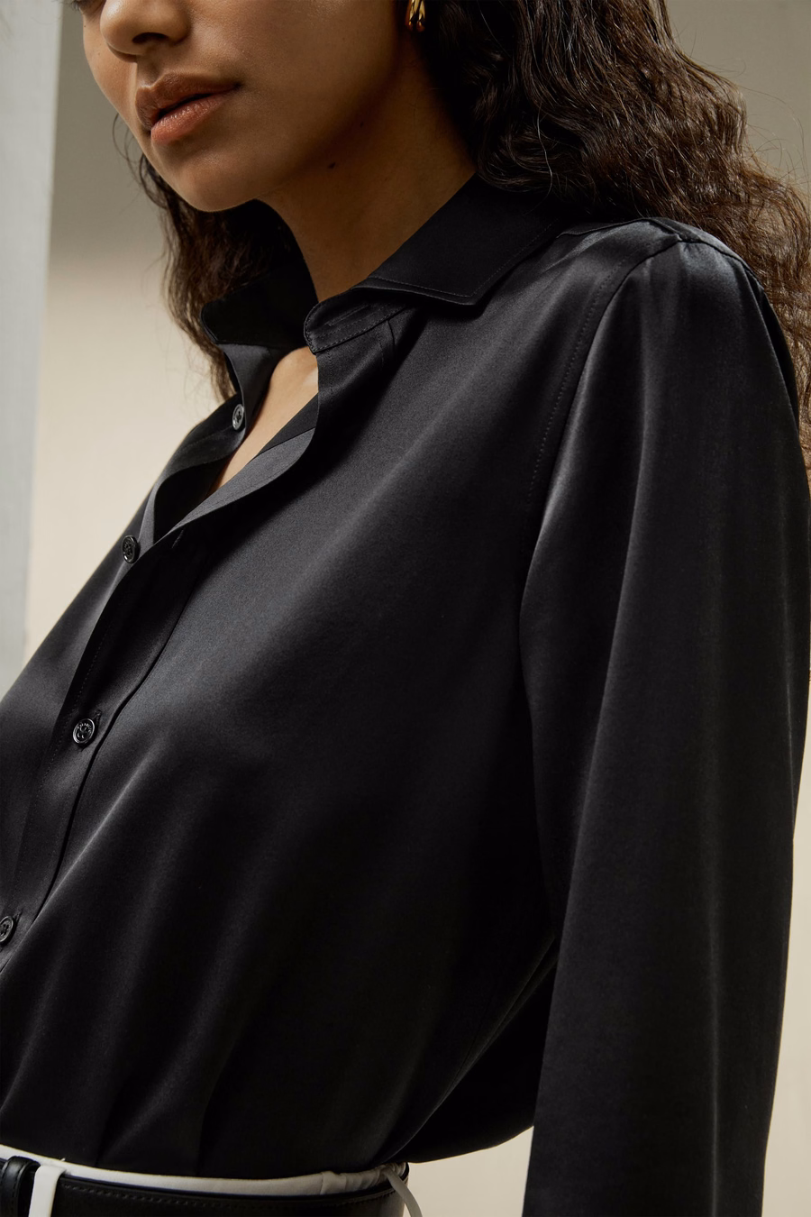 Chemise en soie sur mesure
