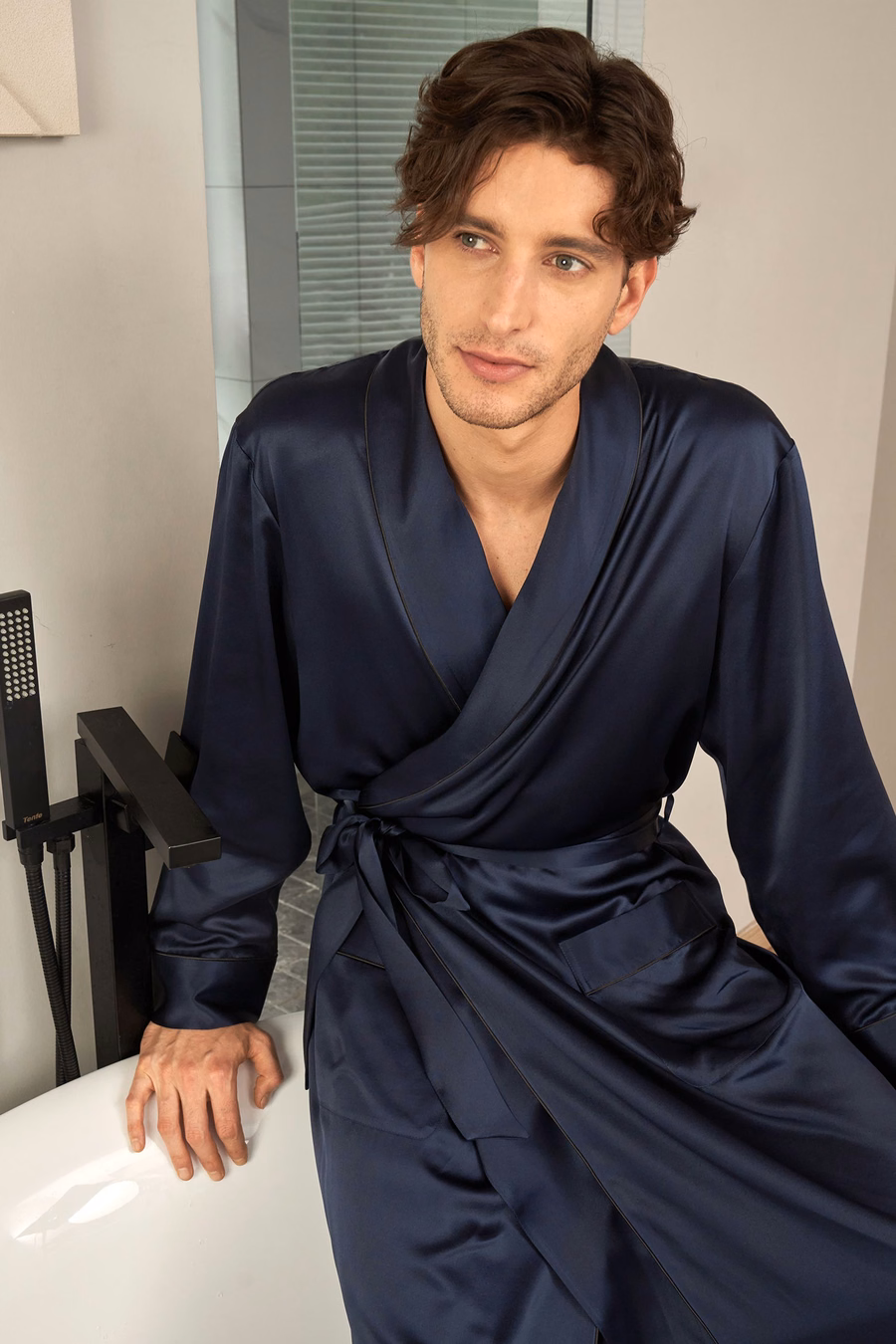 Robe en soie longue Contra