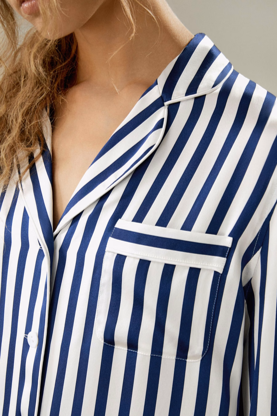 Ensemble de Pyjama Rayé Boutonné Amalfi