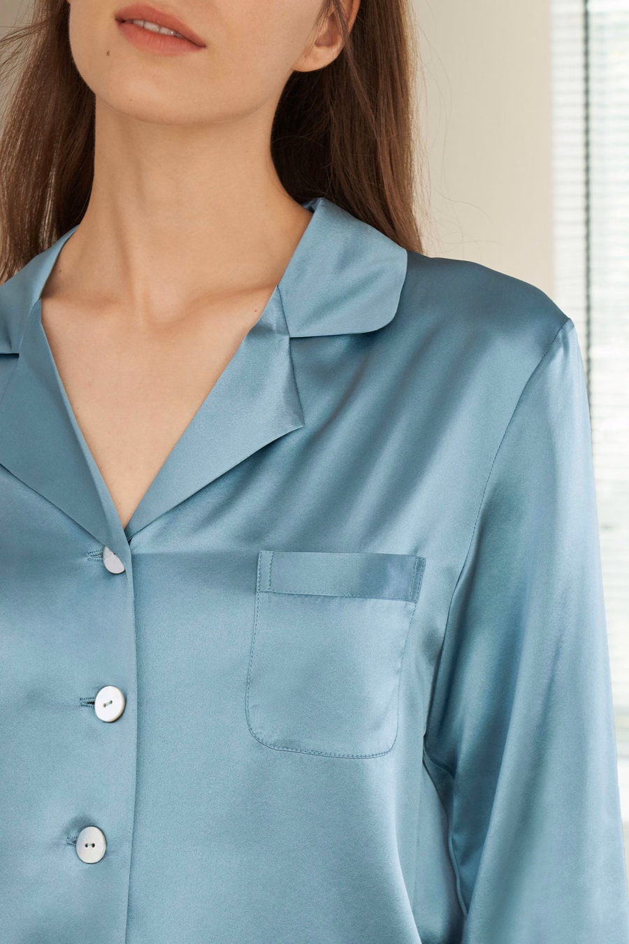 Ensemble de vêtements de nuit en soie pour femmes