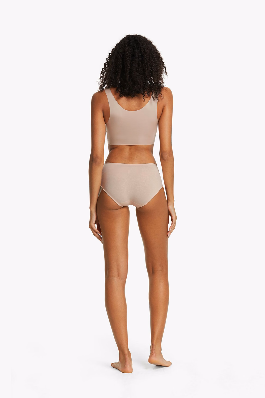 Ensemble de Soutien-Gorge Sans Fil en Soie Classique en Taille Unique