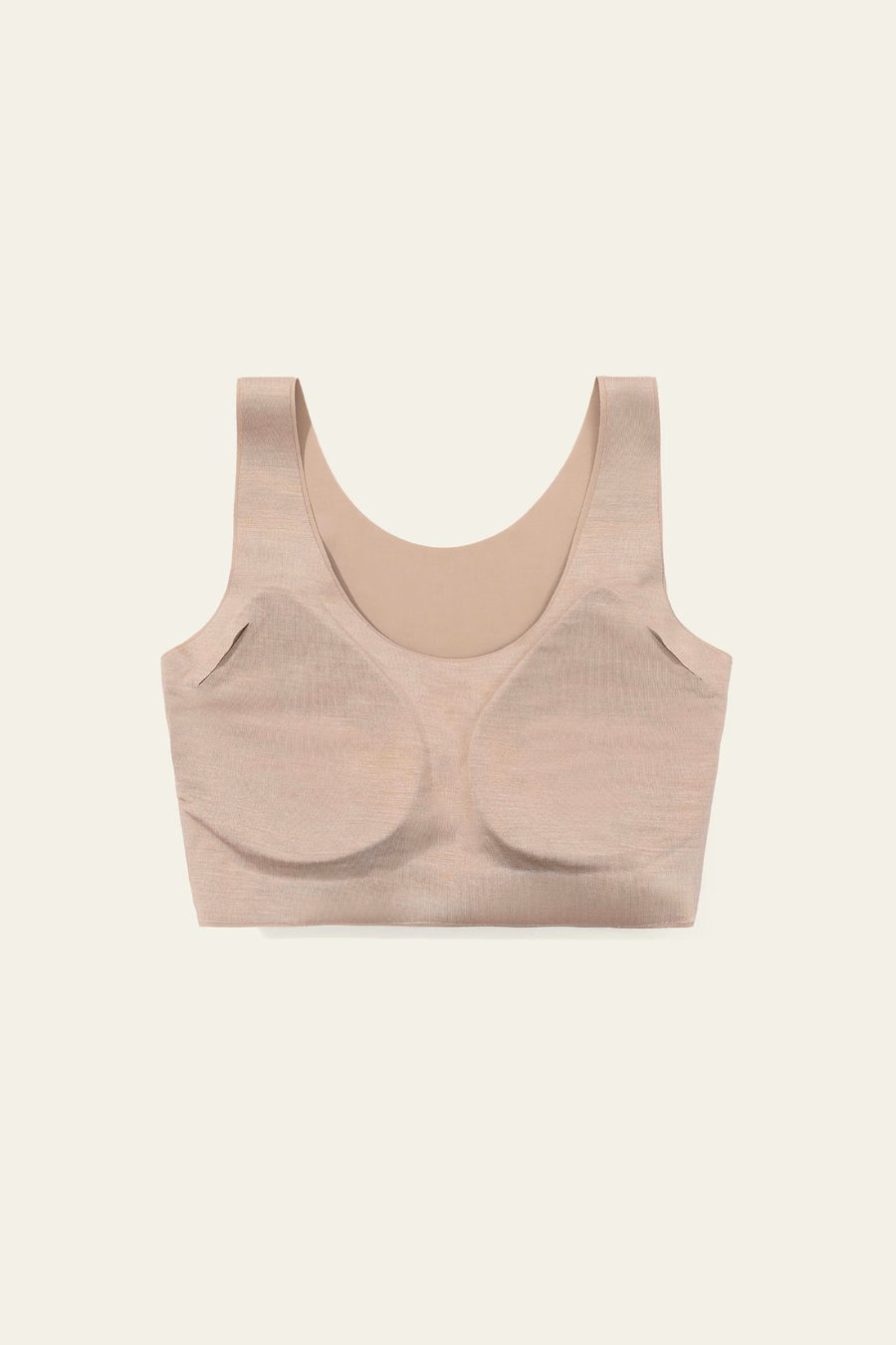 Ensemble de Soutien-Gorge Sans Fil en Soie Classique en Taille Unique