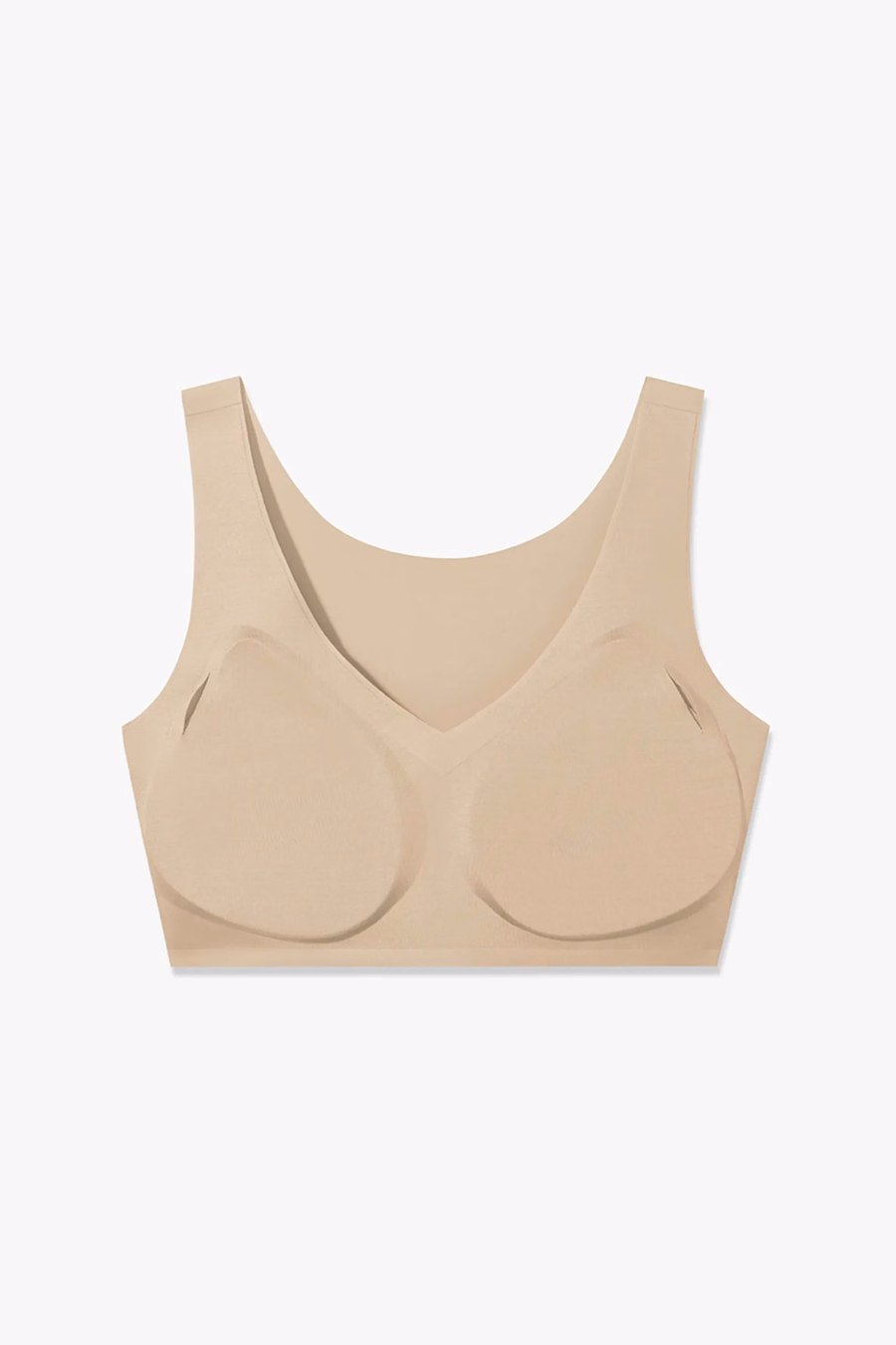 Soutien-gorge en soie sans fil taille unique