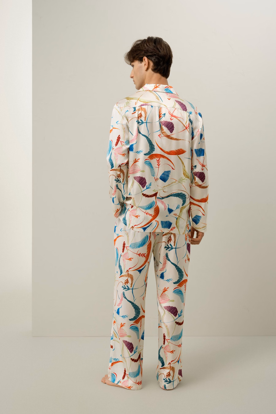 Ensemble de Pyjama en Soie pour Hommes Sagittaire
