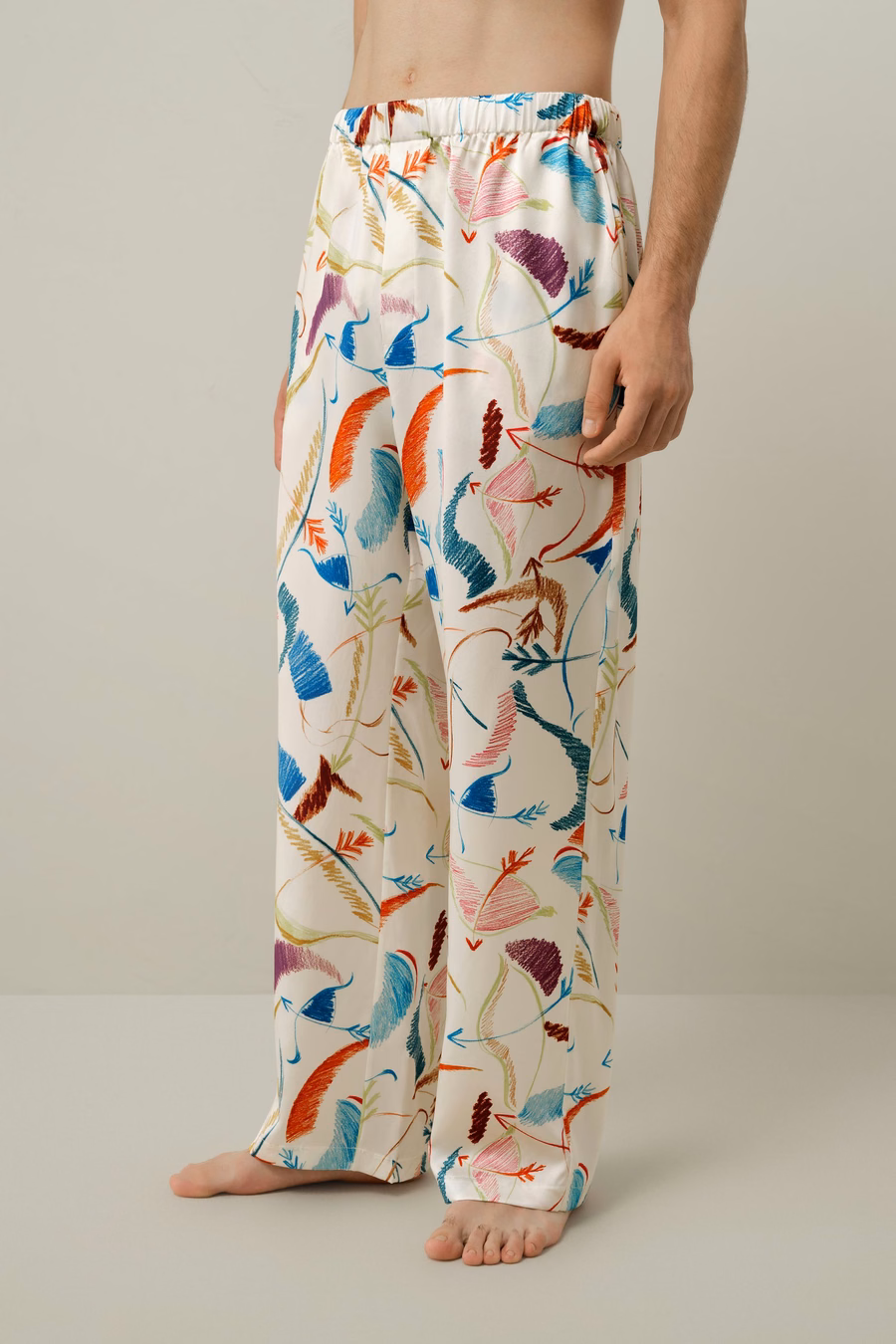 Ensemble de Pyjama en Soie pour Hommes Sagittaire