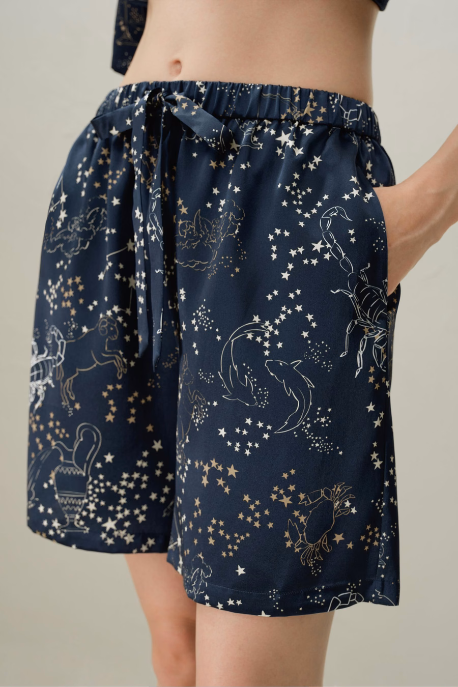 Ensemble de pyjama à manches courtes du zodiaque Scorpion