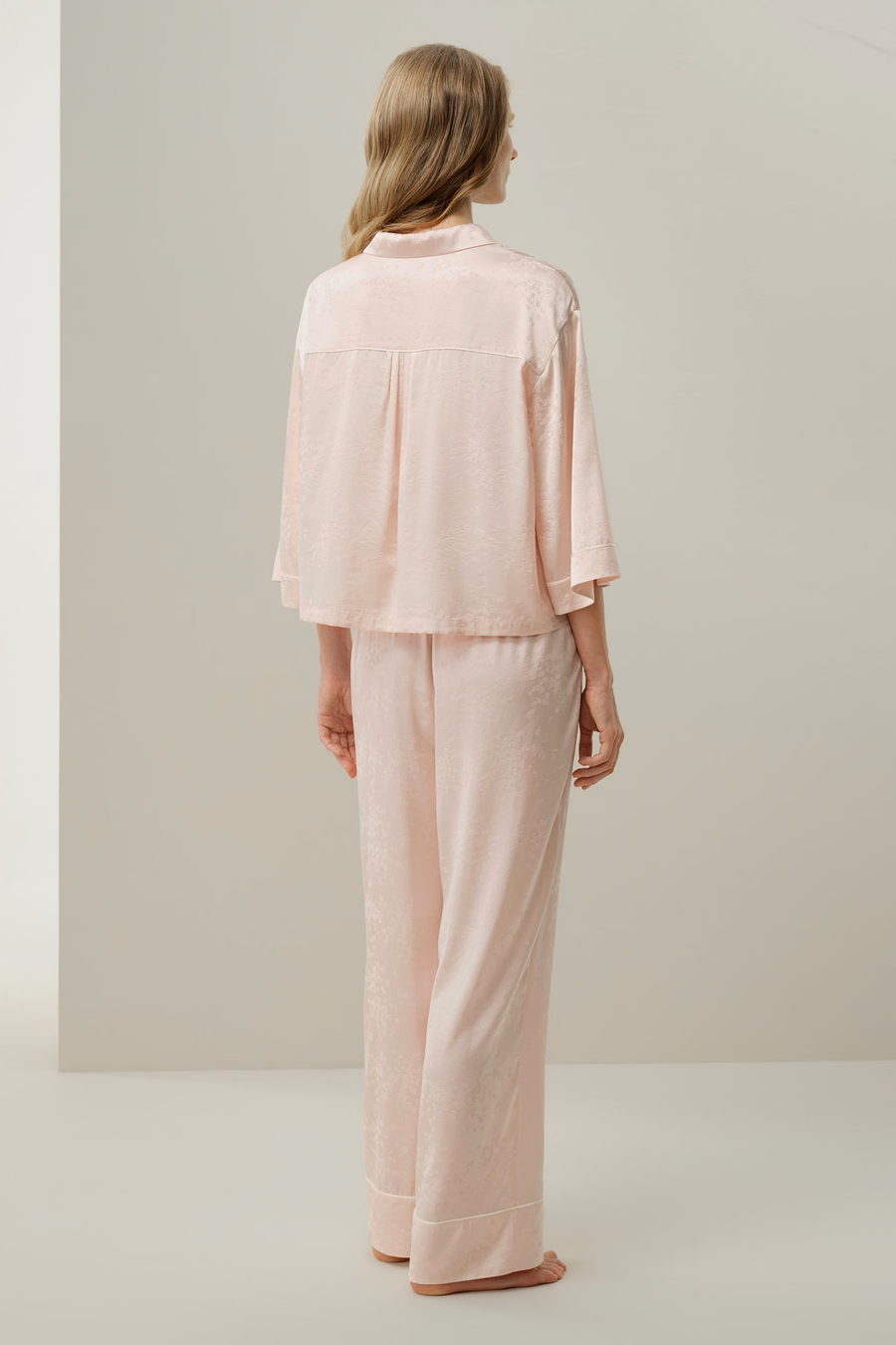 YING Ensemble de Pyjama en Jacquard