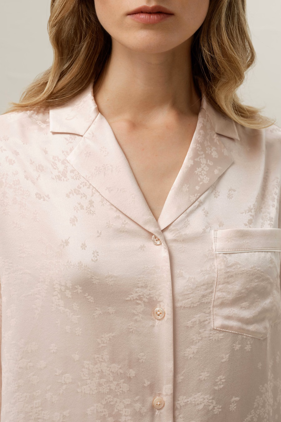 YING Ensemble de Pyjama en Jacquard