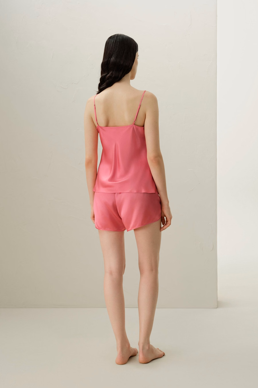 Ensemble de camisole en soie courte de Hope
