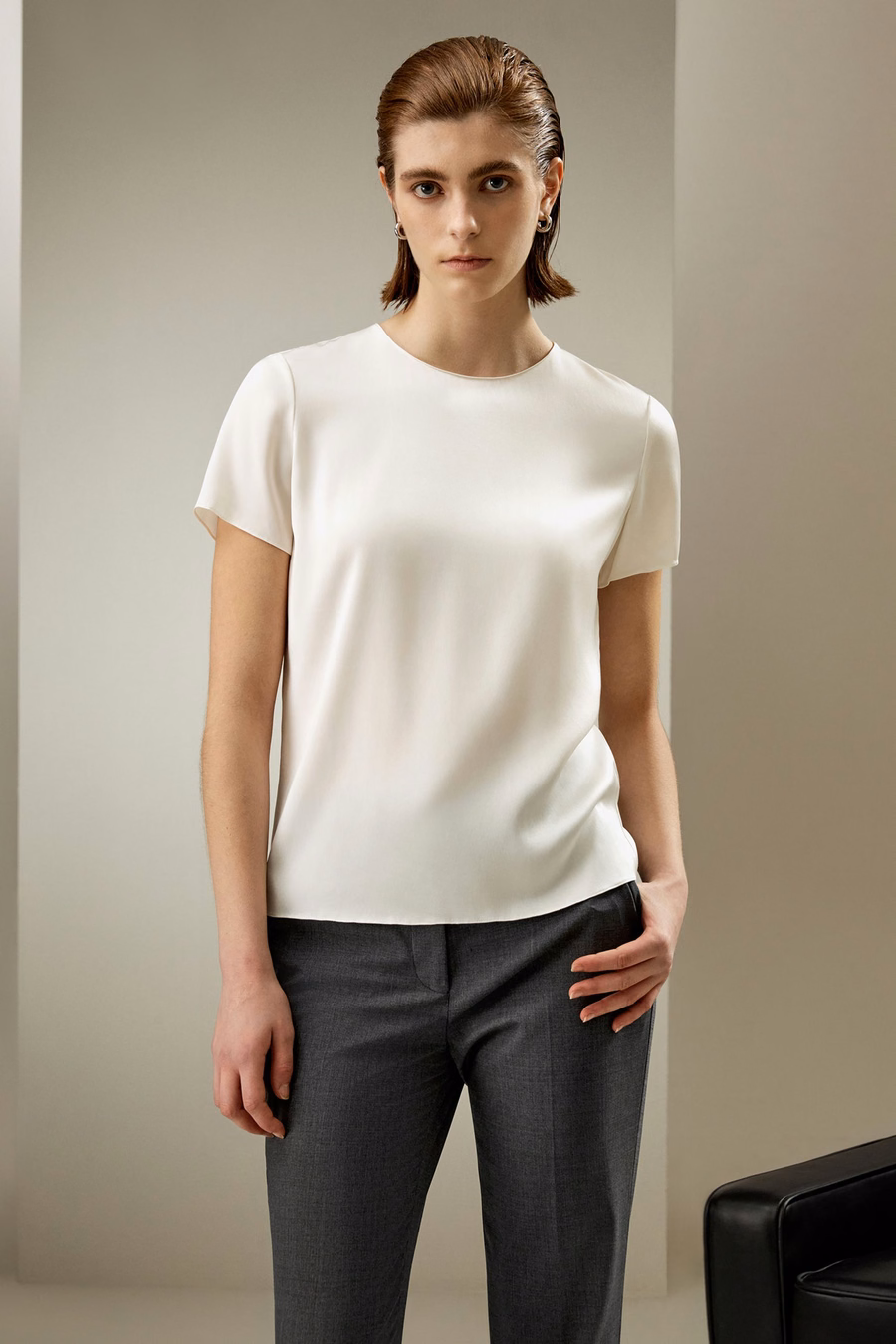 T-shirt en soie basique