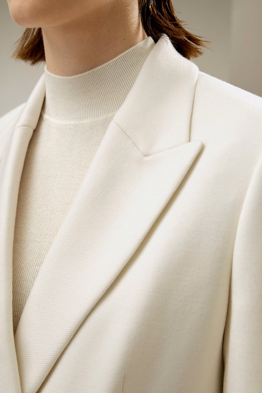 Blazer en laine à double boutonnage