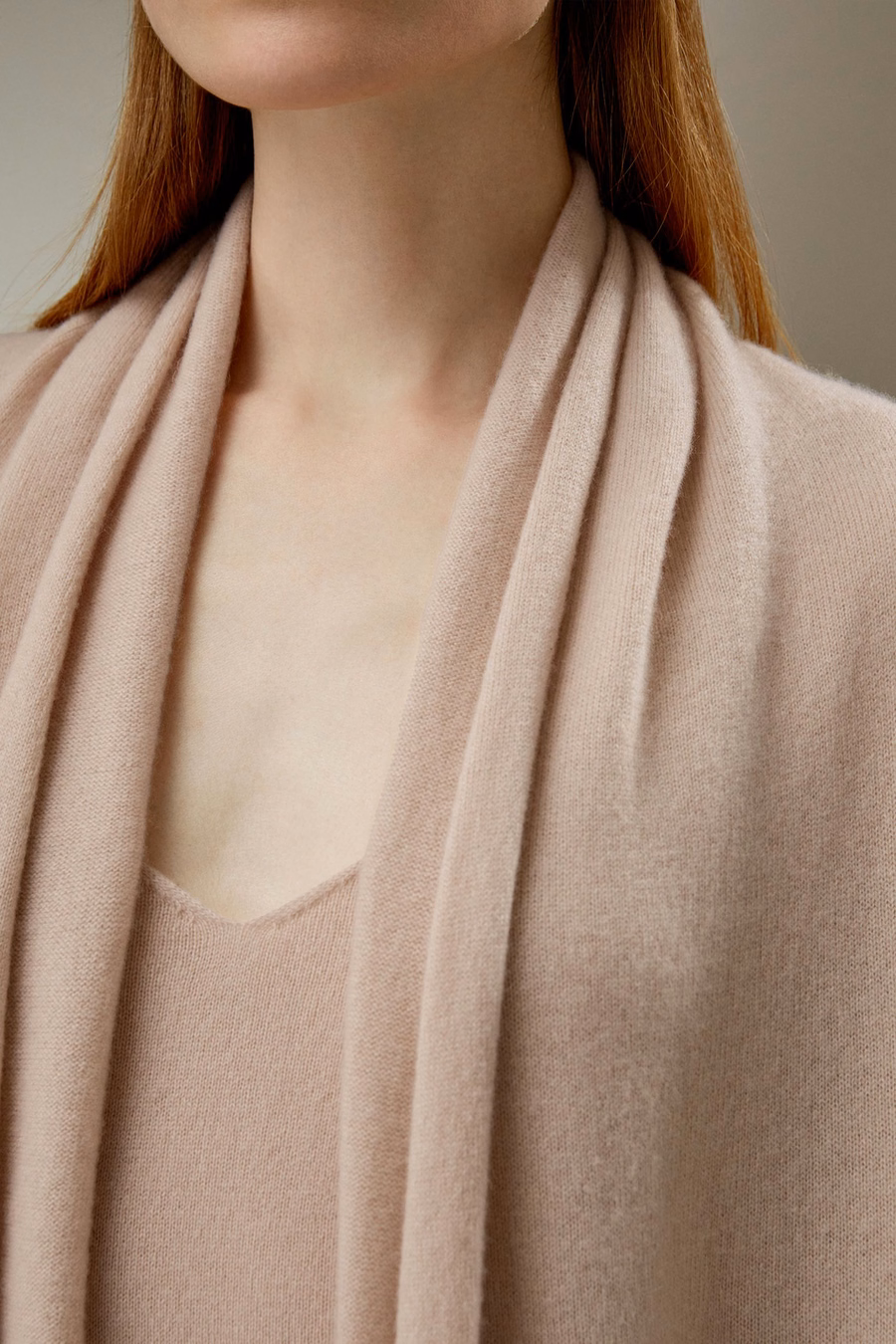 Cardigan enveloppant en cachemire