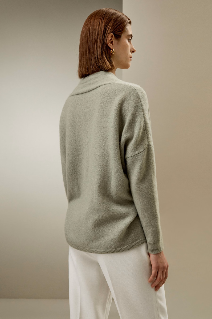 Cardigan en tricot avec enveloppe