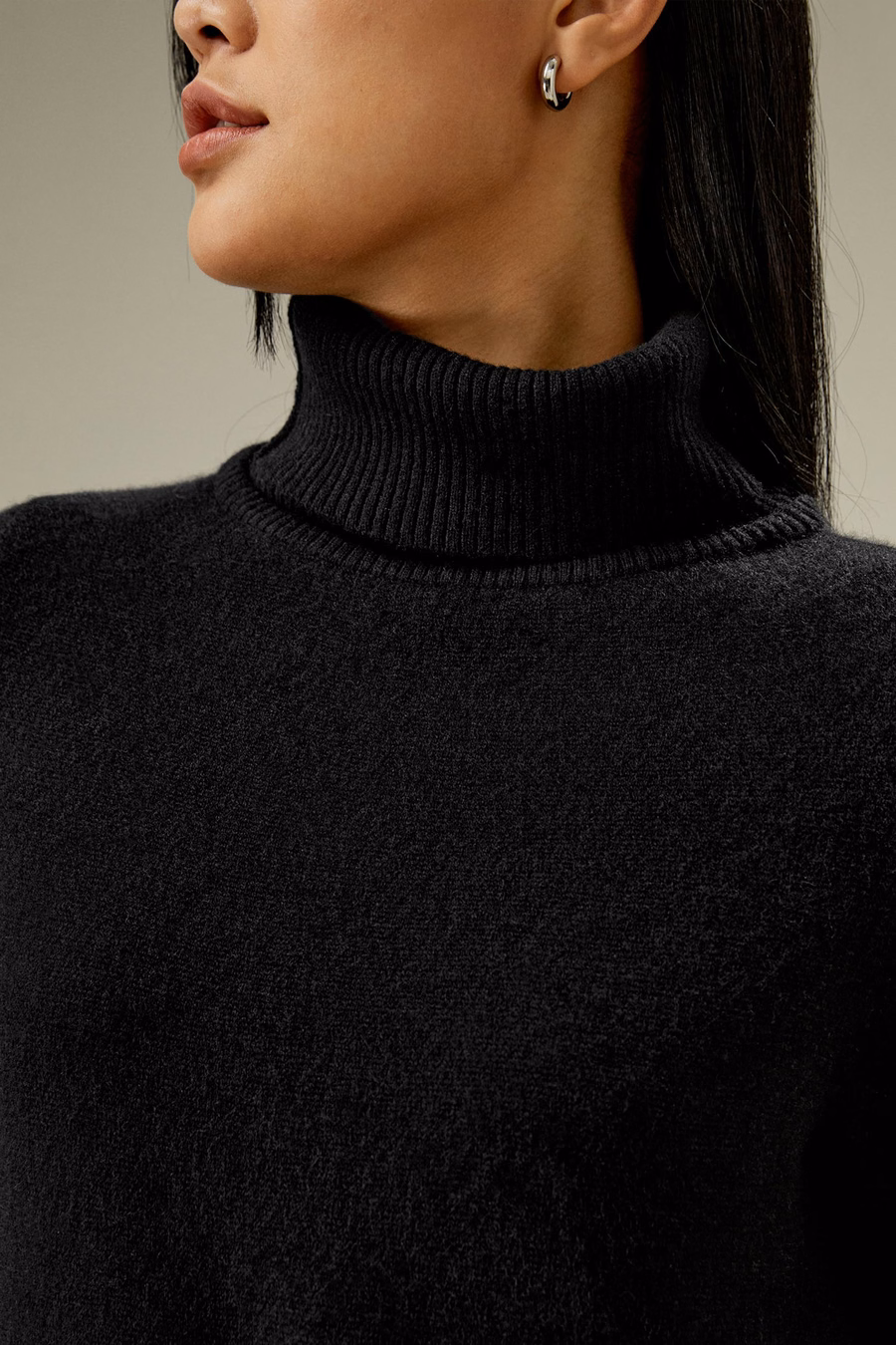 Pull en cachemire mi-long
