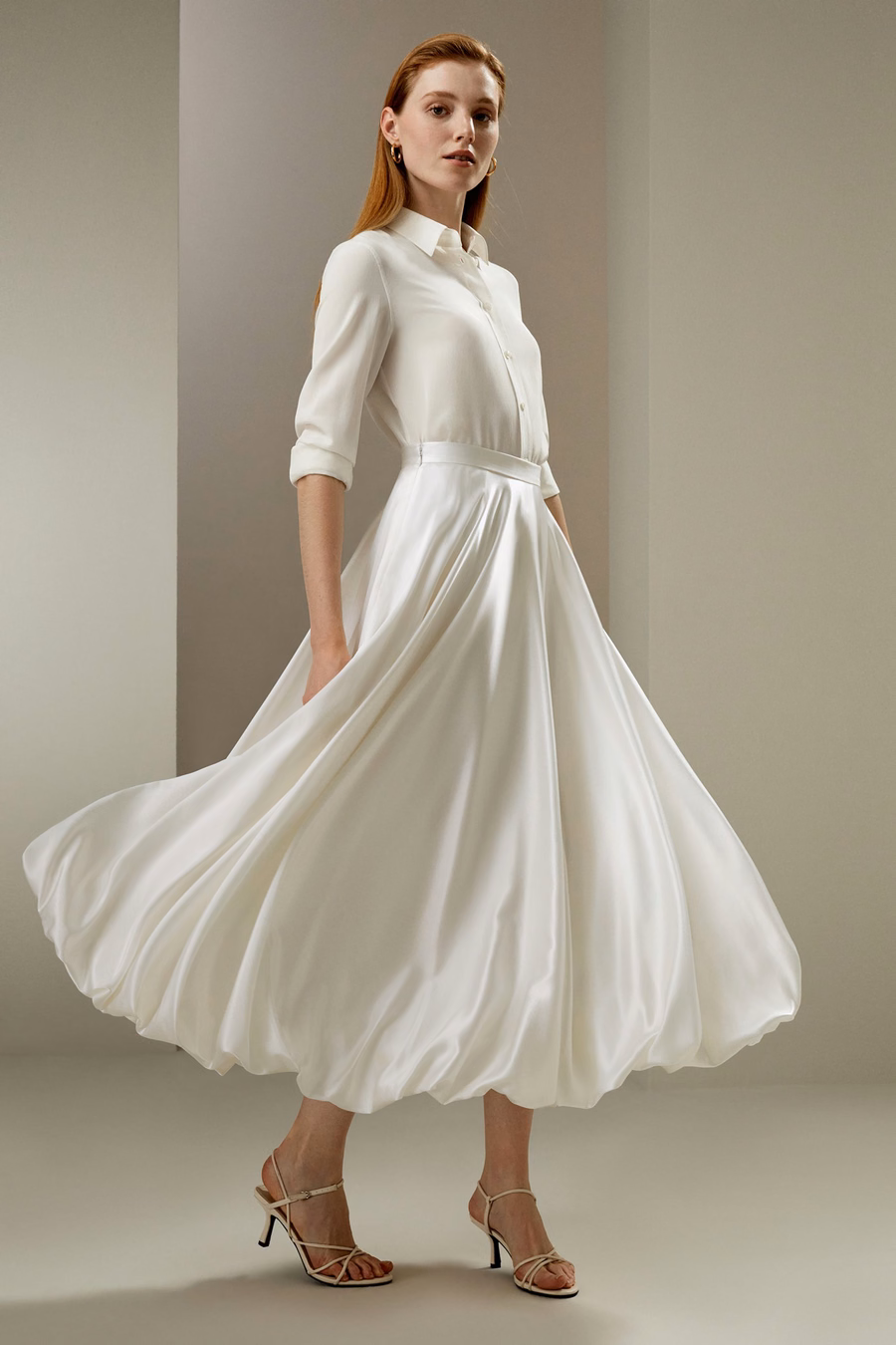 LILYSILK X LYDIA MILLEN Jupe Snowdrop