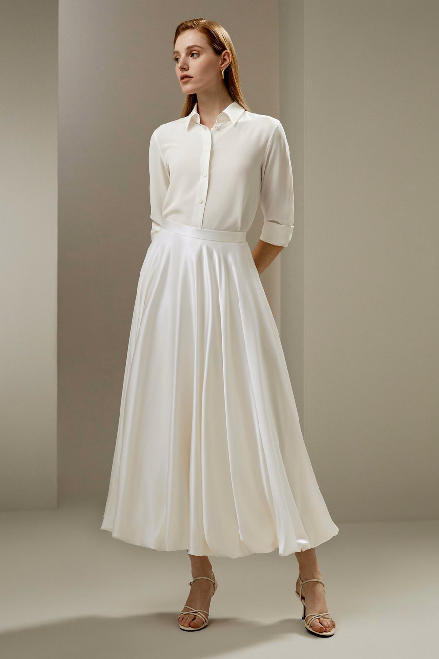 LILYSILK X LYDIA MILLEN Jupe Snowdrop