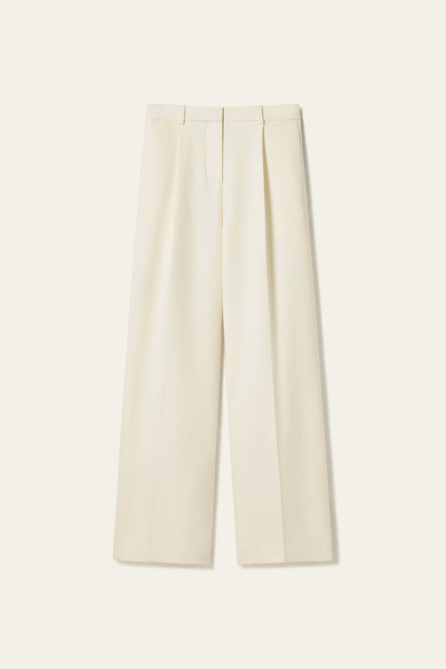 Pantalon en mélange de tweed en soie et laine