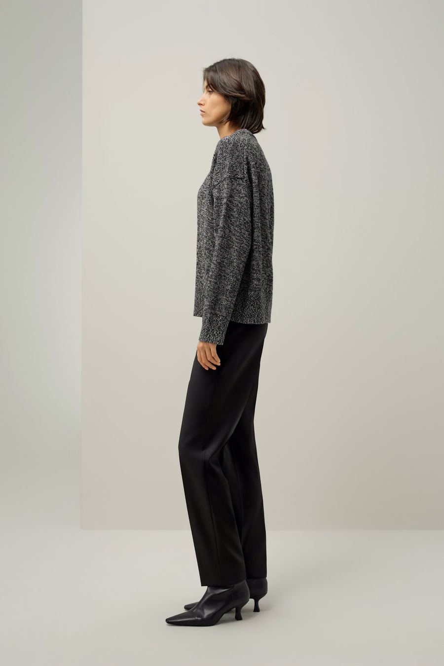Pull en laine-cachemire surdimensionné