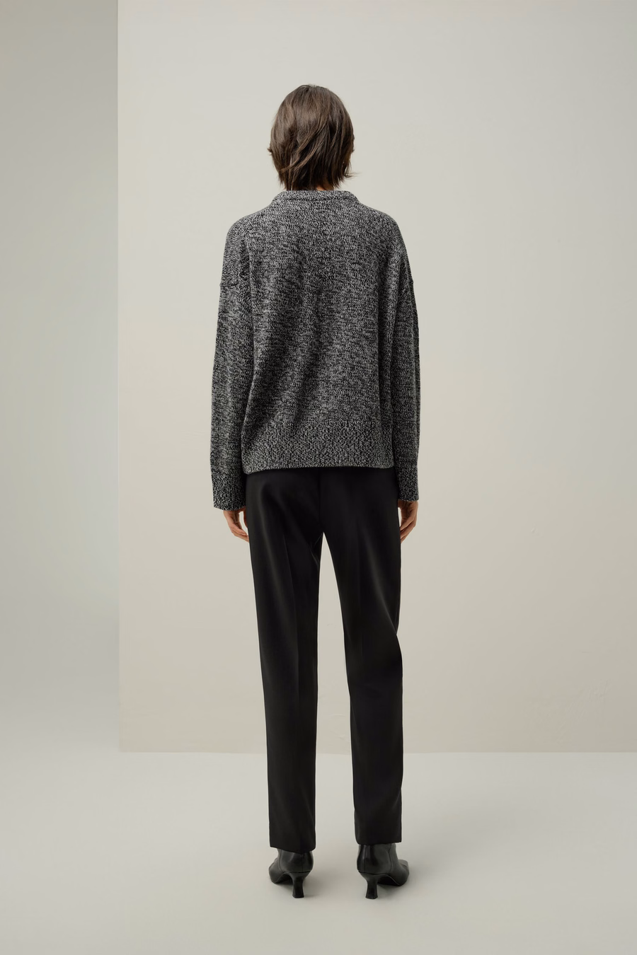 Pull en laine-cachemire surdimensionné