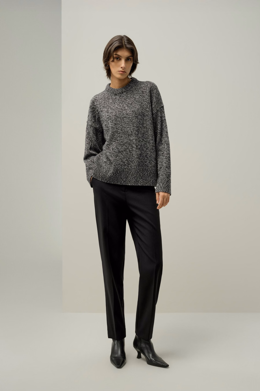 Pull en laine-cachemire surdimensionné