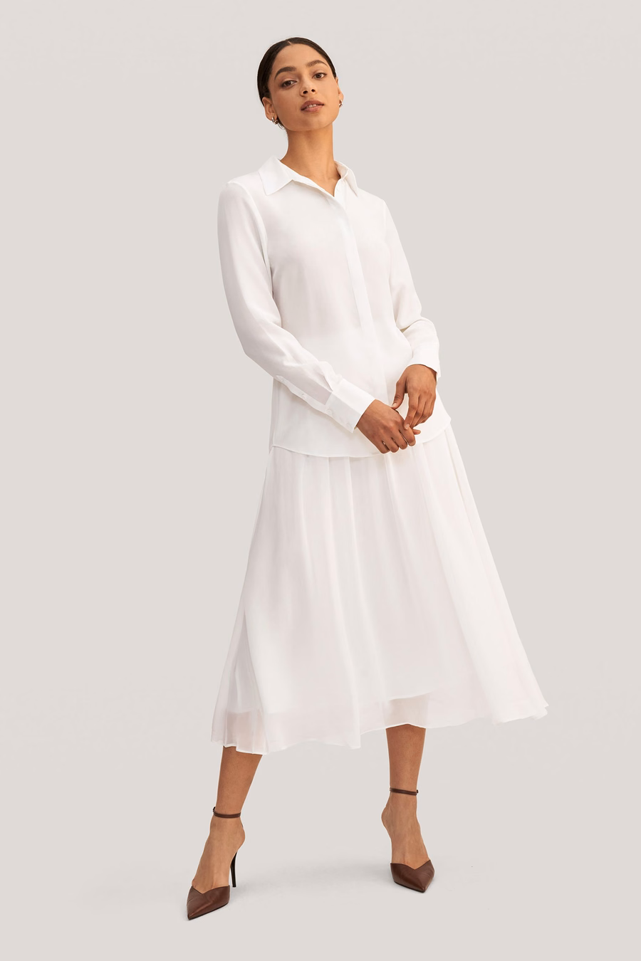 Chemise en Soie Confort Classique