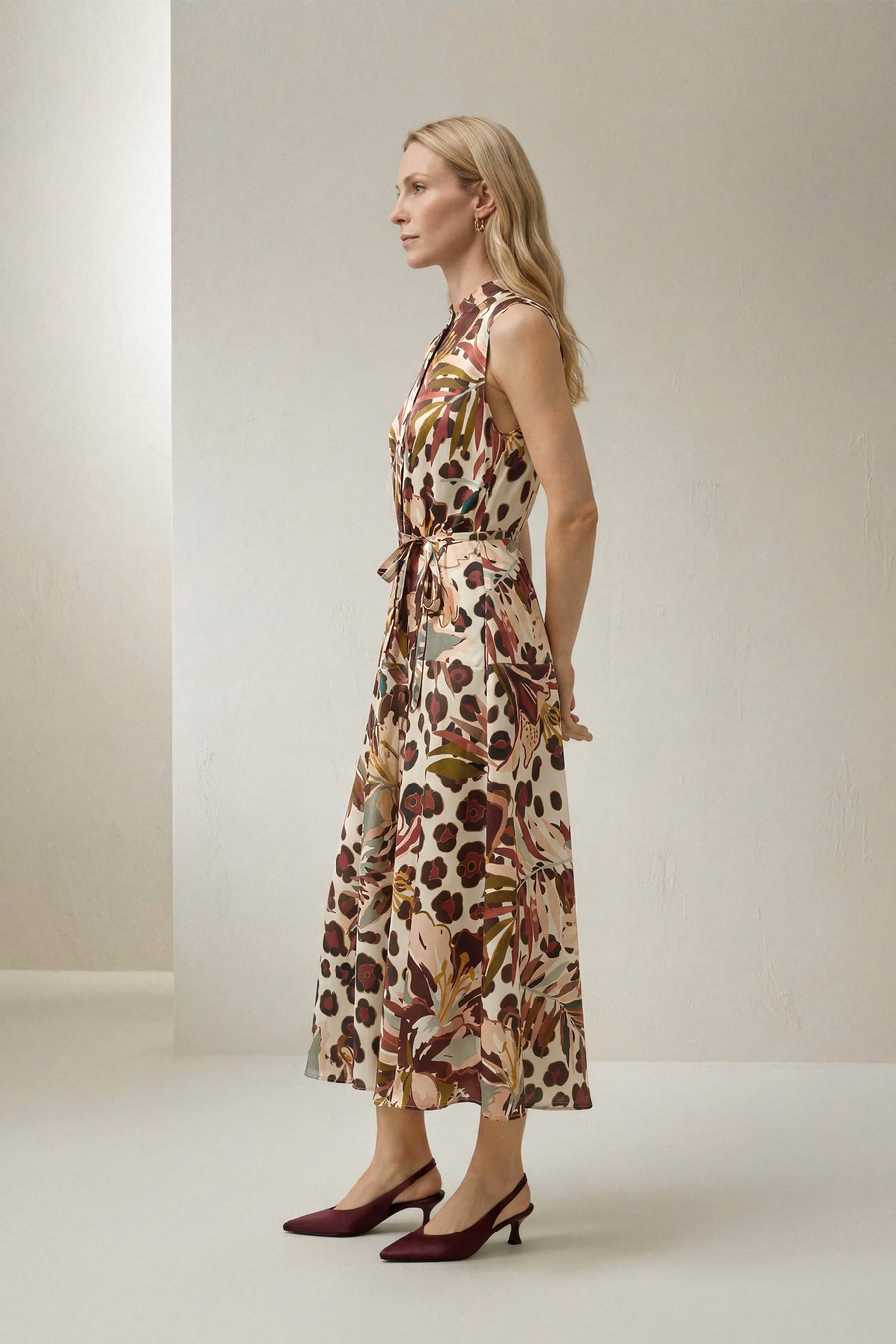 Robe maxi en soie Whisper