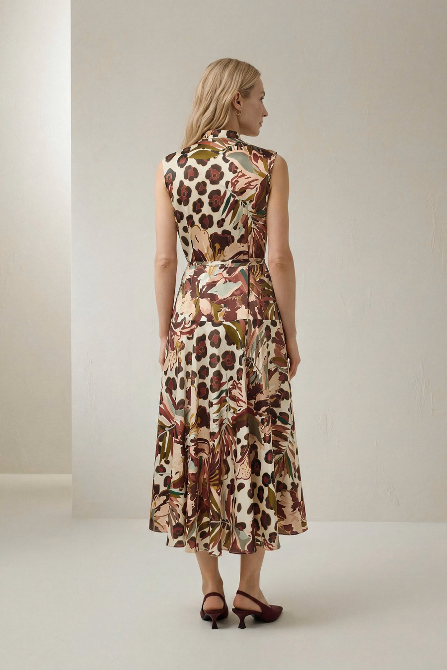 Robe maxi en soie Whisper