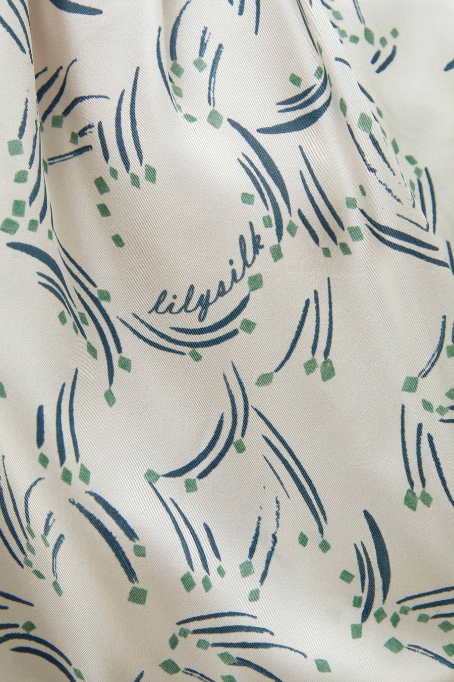 Chemise à imprimé botanique abstrait