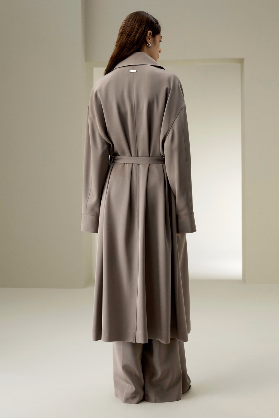 Manteau long surdimensionné