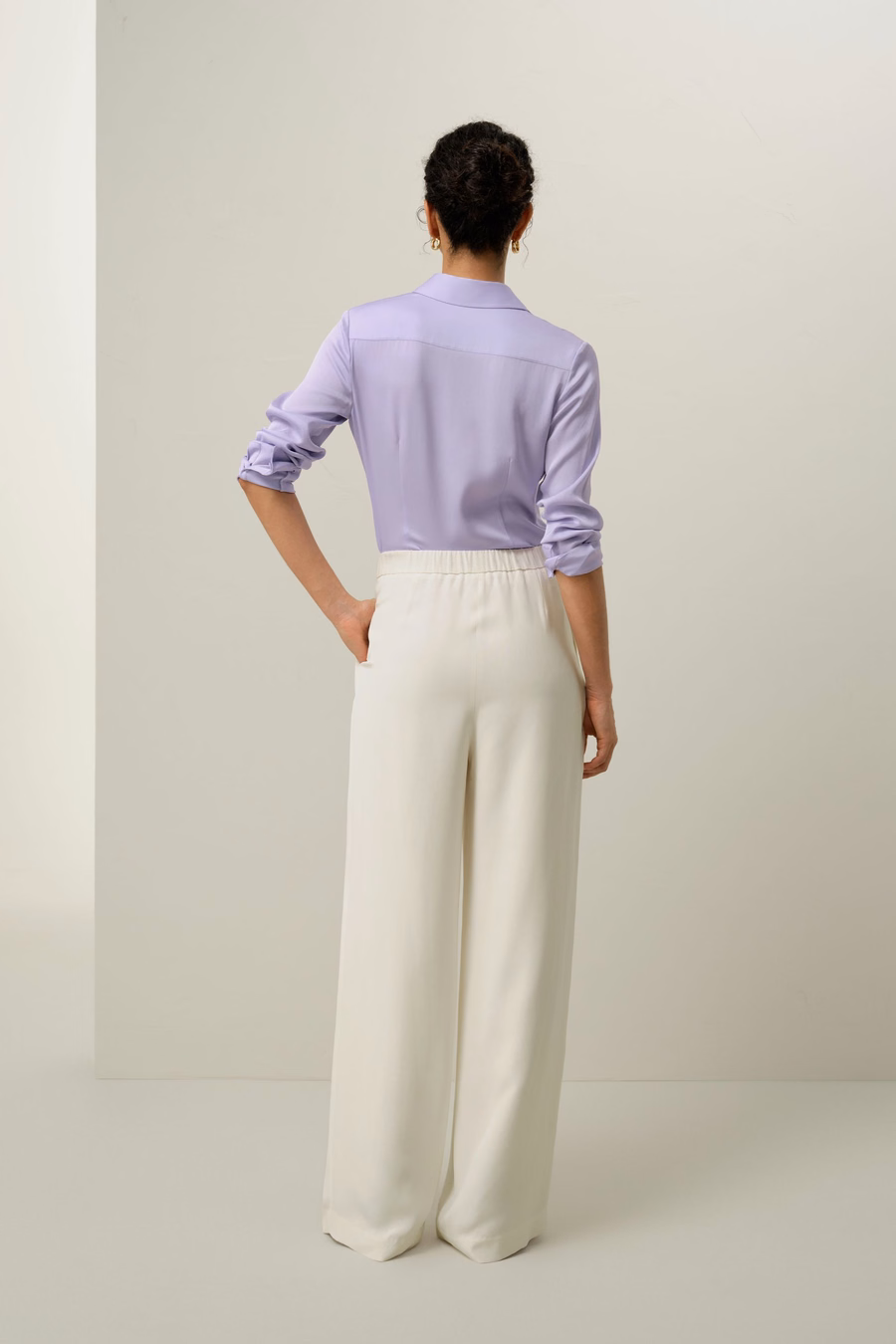 Chemise en Georgette Double Stretch