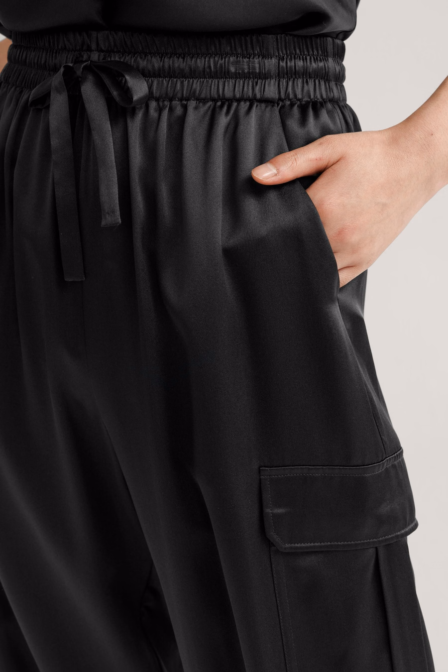 Pantalons en soie safari