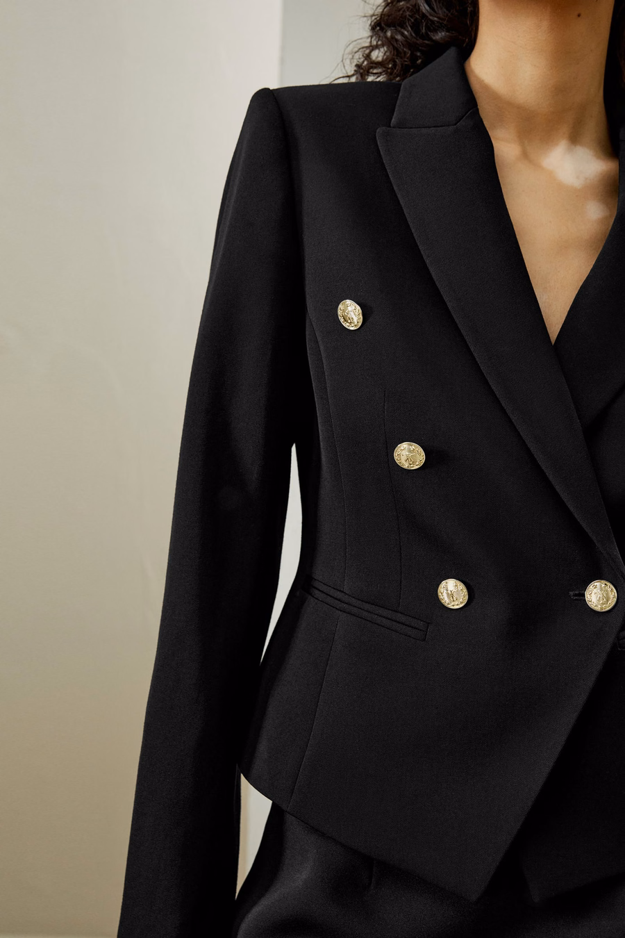 Blazer croisé tout en élégance