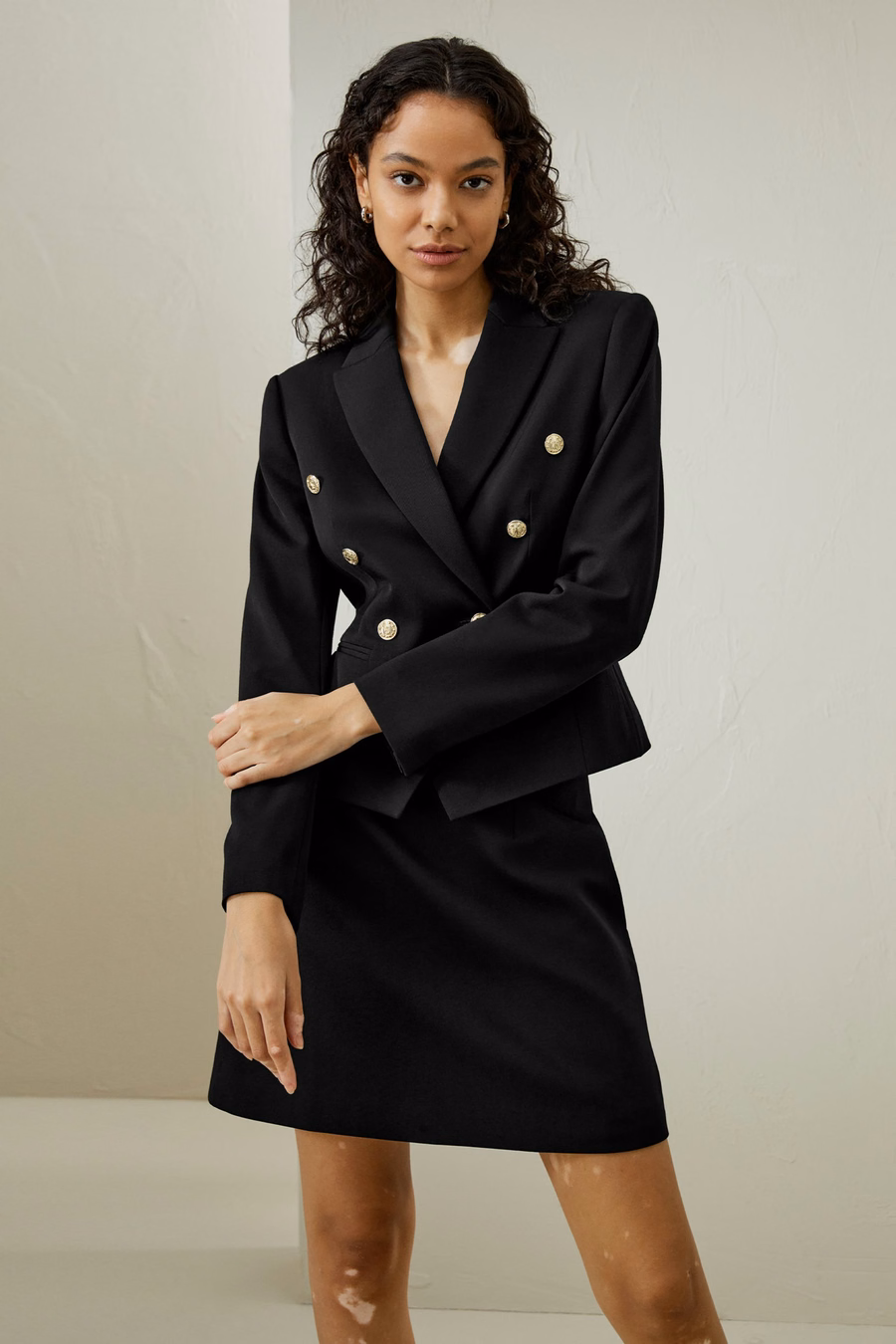 Blazer croisé tout en élégance