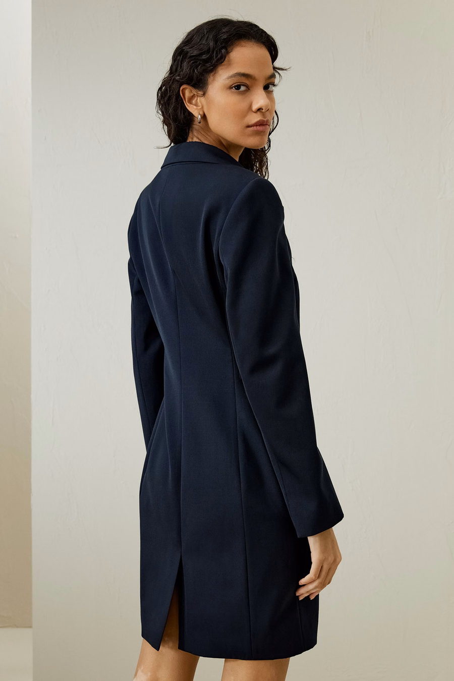 Manteau de robe croisé sur mesure