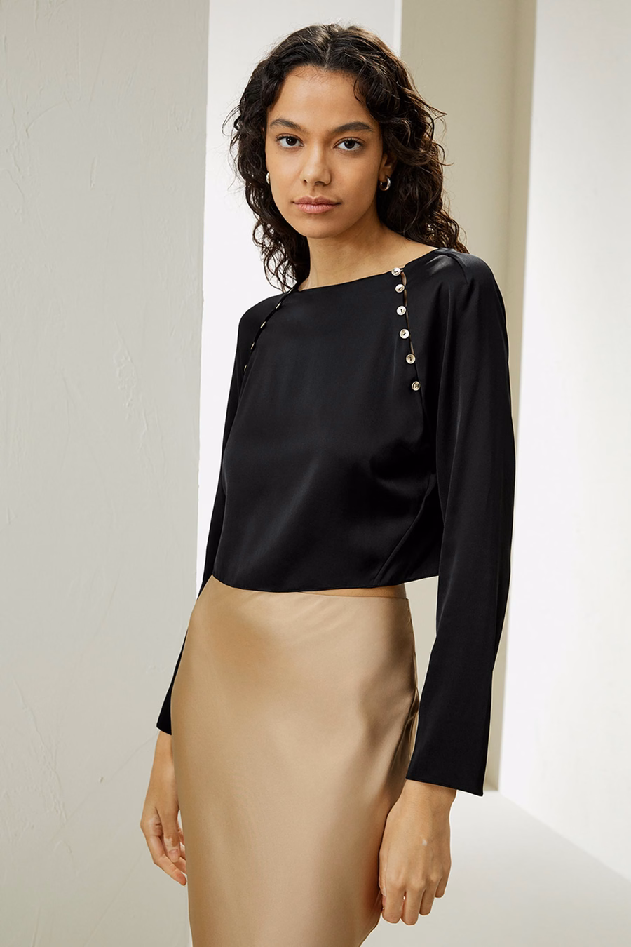 Pull en Soie Court