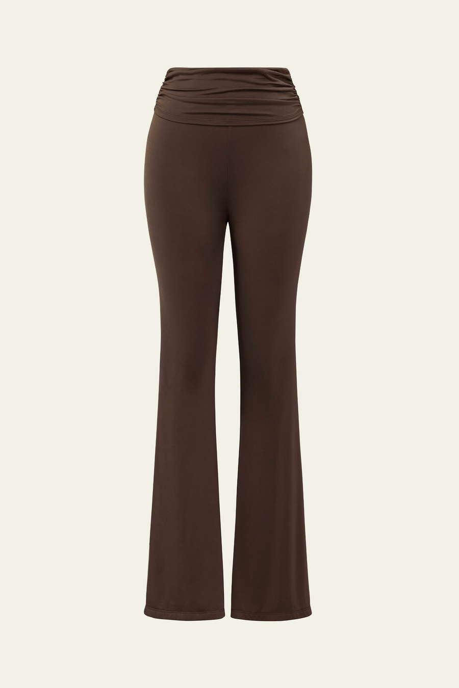 Pantalons Fluid Flare en Jersey de Soie Breeze