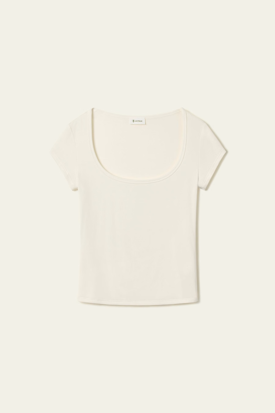 T-shirt à encolure en V Silk Breeze