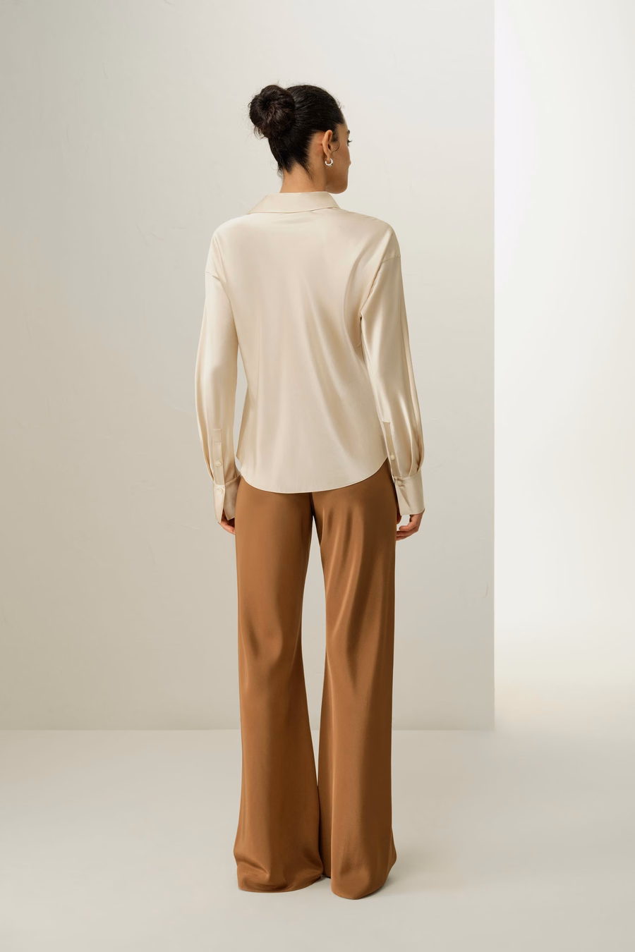 Bias Cut Silk Shirt