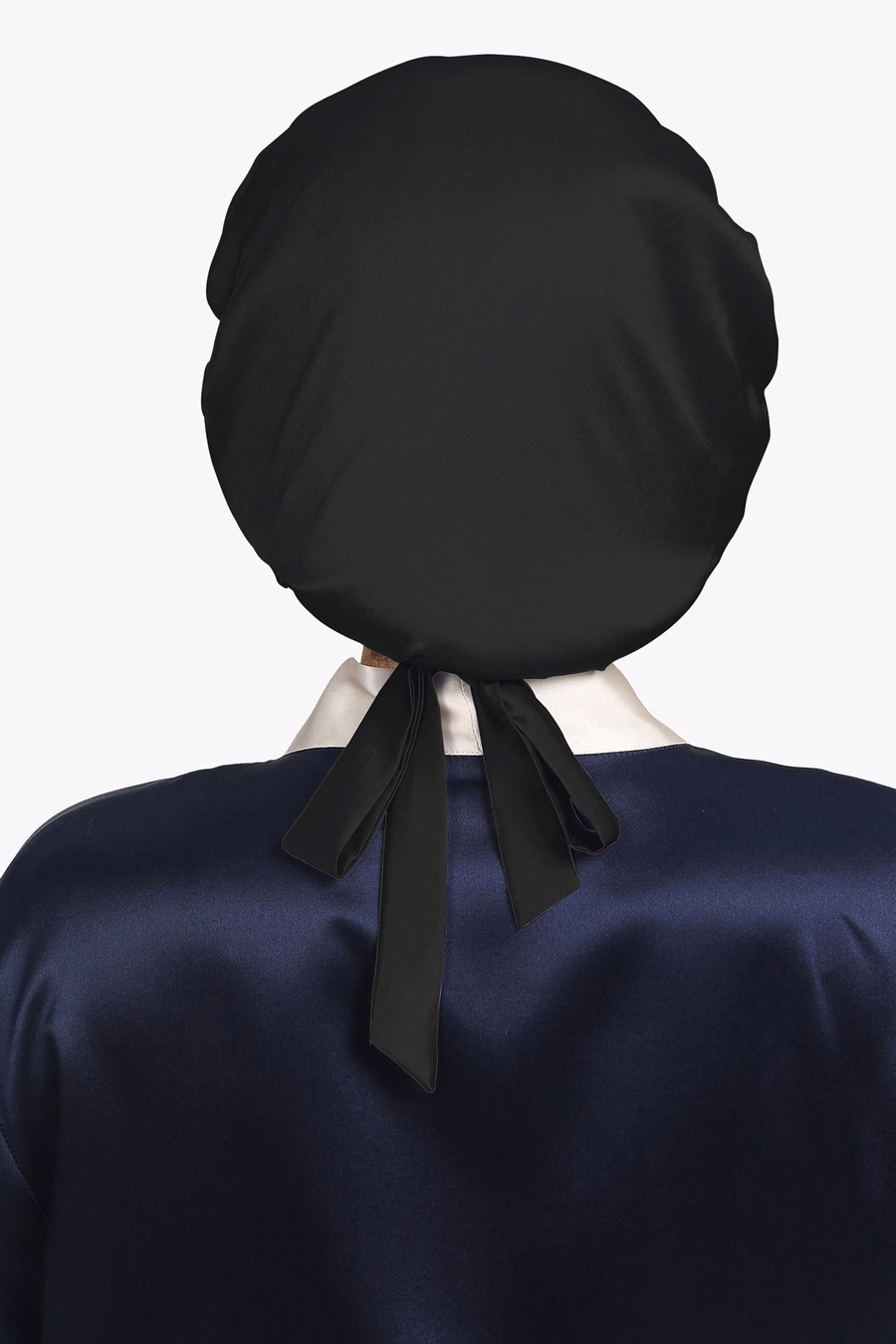 Bonnet de nuit en soie style concis