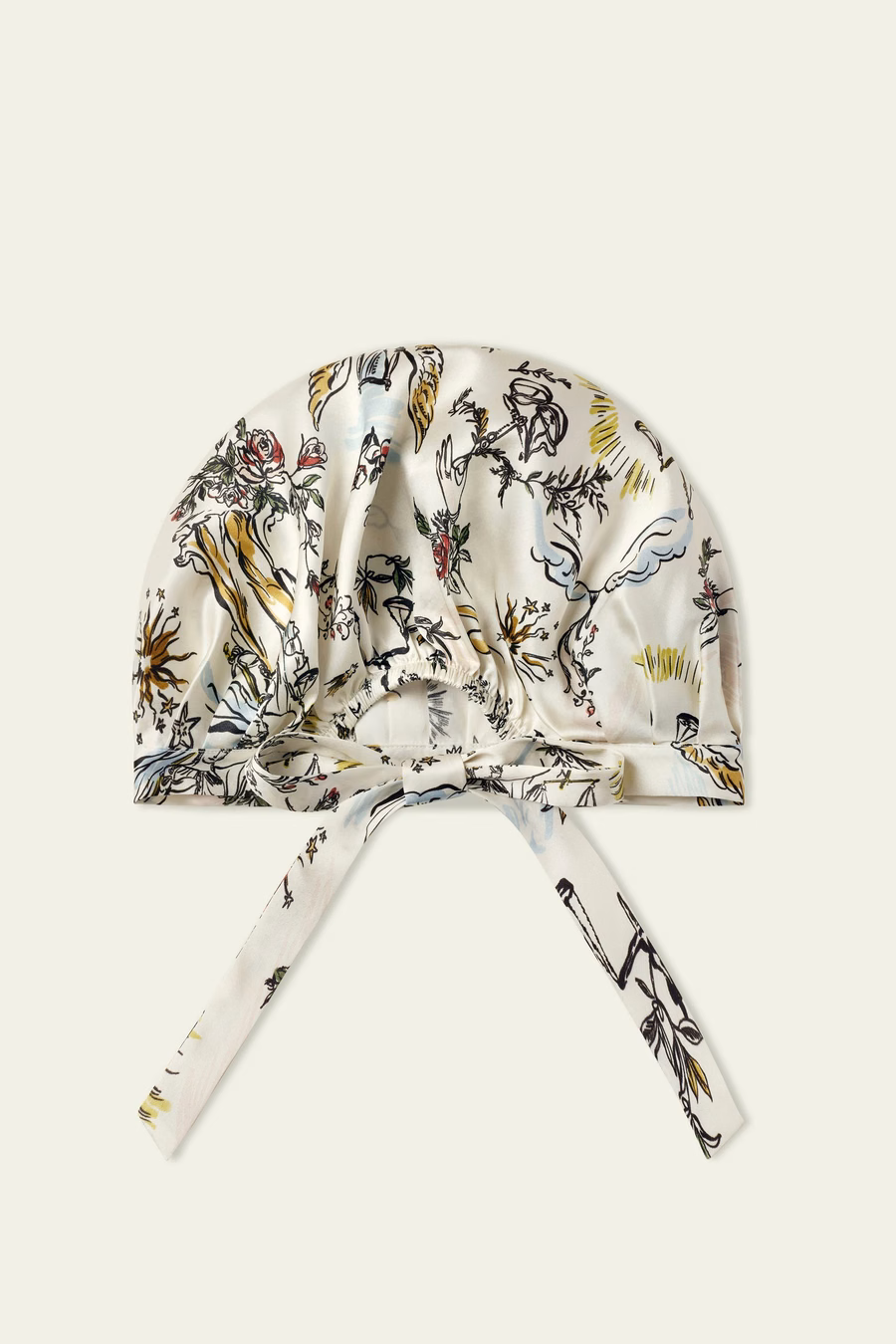 Bonnets de nuit en soie inspirés par le zodiaque