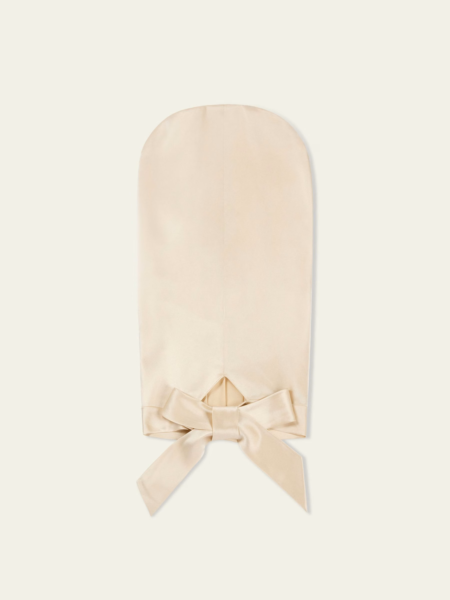 Bonnet de cheveux en tresse de ruban en soie